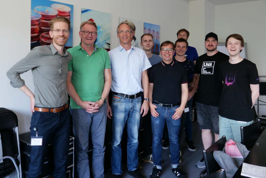 LaborPublisher-Team zu Besuch beim Labor Lademannbogen in Hamburg